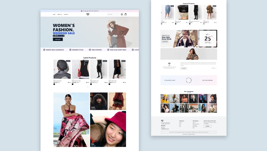 Fashion Store project